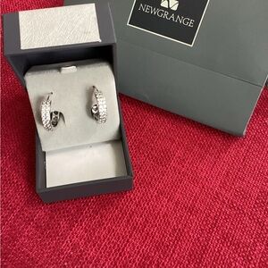 Silver cz Sterling silver earrings